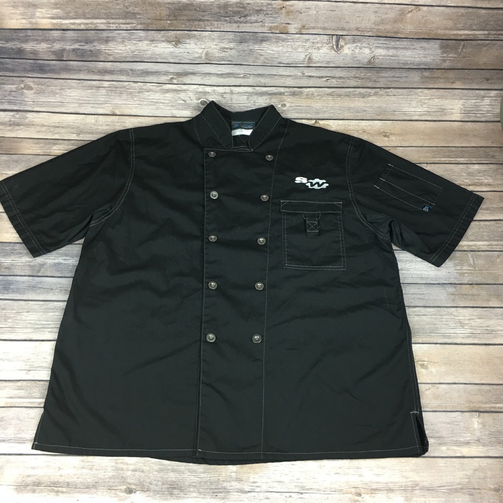 Happy Chef Chef's Coat Stone Werks Grille L
